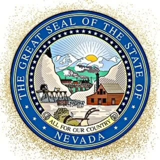 The Great Seal of the State of Nevada.